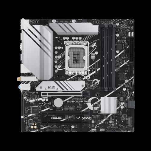 ASUS ASUS PRIME B760M-A WIFI, 4xDDR5, 2x M.2, 2xHDMI, DP, Wi-Fi 6, Bluetooth v5.2, 12-13.Nesil, LGA1700 Soket, Anakart-33659