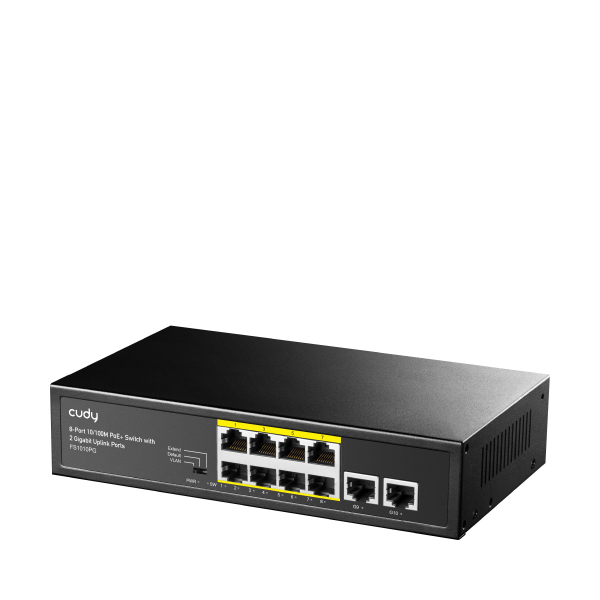 CUDY Cudy FS1010PG 8 Port 10/100Mbps 2*FE Uplink VLAN&Extend Mode 250m 120W POE+ Ethernet Switch-62651