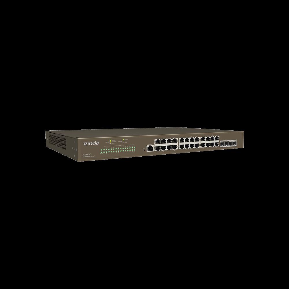 TENDA TENDA TEG3328F 24 PORT YÖNETİLEBİLİR SWITCH-28055