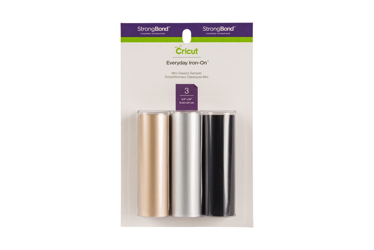 CRICUT CRICUT 2006226 EVERYDAY IRON ON MİNİ 9X61CM 3LÜ PAKET KLASİK RENKLER-33609