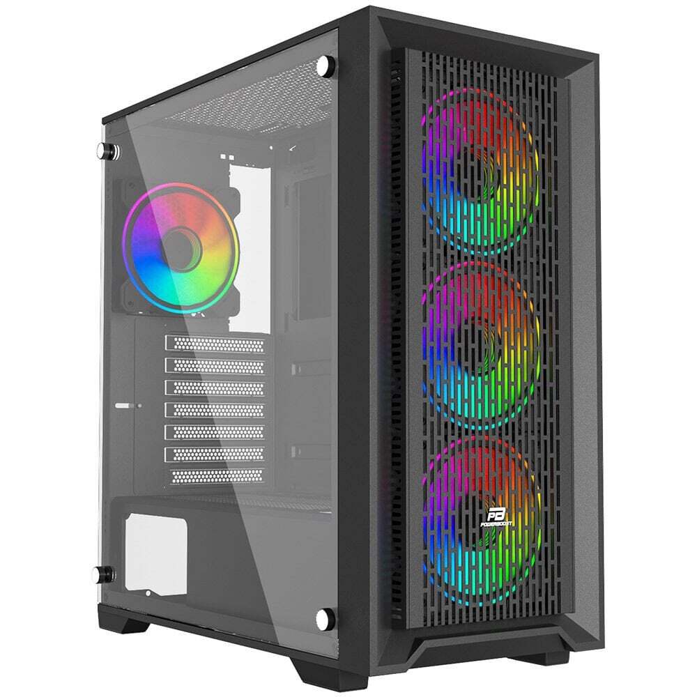 POWERBOOST PowerBoost PB-P705B 650w 80+ Bronze USB 3.0 Mesh ARGB Fanlı Gaming Siyah Kasa