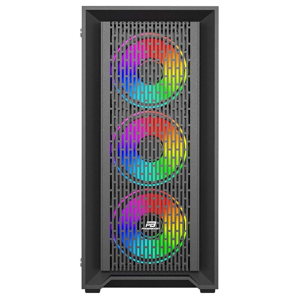 POWERBOOST PowerBoost PB-P705B 650w 80+ Bronze USB 3.0 Mesh ARGB Fanlı Gaming Siyah Kasa-62312