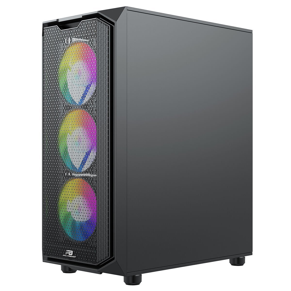 POWERBOOST POWERBOOST PowerBoost PB-P521B 750w 80+ Bronze USB 3.0 Mesh ARGB Fan Siyah ATX Kasa-62907