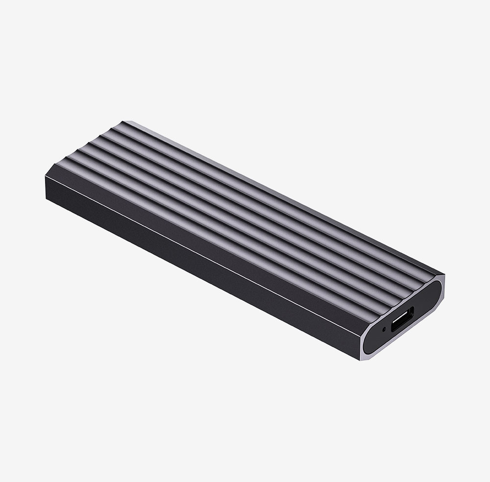 HIKSEMI HIKSEMI HS-HUB-MDC1, USB3.2 TO TYPE-C, M.2 NVMe SSD Destekler, RTL9210, 10Gbps, Gümüş, Windows, Mac-OS, Linux, Android, Alüminyu-50896