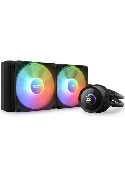 NZXT Kraken 240 Siyah RGB AIO LCD Display 240mm Sıvı Soğutucu