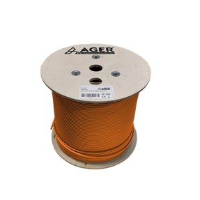 AGER AGER AGER AC-600-5-OR 500MT U/UTP CAT6 LS0H - HELOJEN FREE TURUNCU 250MHZ 23AWG %100 BAKIR
