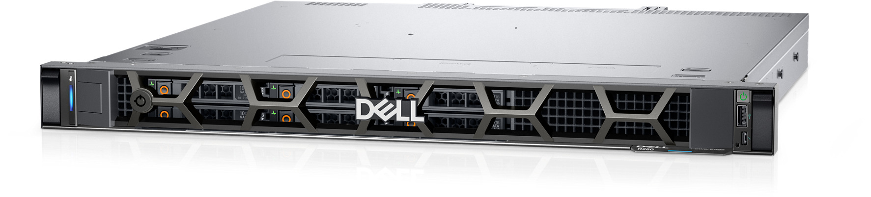 DELL DELL SRV per260P1 R260 E-2414 1x16G 1x2TB CHASSIS 4x3.5/RAILS/BROADCOM 5720 DUAL PORT/iDRAC9 BASIC 16G/700W/