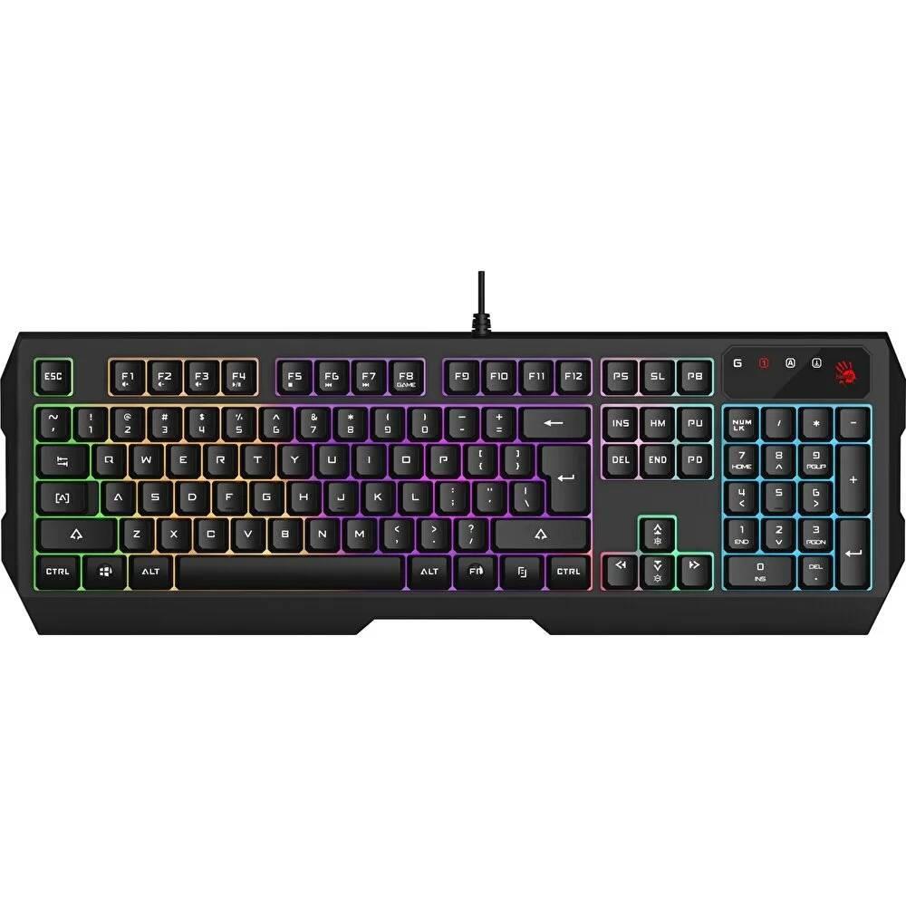 A4-TECH A4 TECH BLOODY B135N Q USB SİYAH NEON MM GAMER KLAVYE 