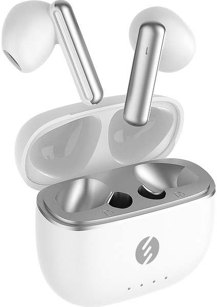 S-LINK S-LINK Weber G10, Beyaz, Bluetooth 5.1, Kablosuz, TWS Kulak içi, Dokunmatik Kontrol, 5saat Çalma Süresi, Microfonlu Kulaklık