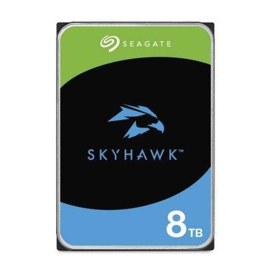 SEAGATE 8 TB 3.5 SEAGATE SKYHAWK 5400RPM 256MB 7/24 GUVENLIK ST8000VX010 (RESMI DIST GARANTILI) 