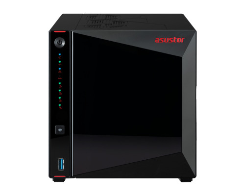 ASUSTOR AS5404T Intel N5105 4 Yuvalı(4X22TB Desteği) 4GB DDR4(8GB Ram Desteği) M.2 x4 2.5GbE x2 USB 3.2 x2 HDMI 2.0b x1