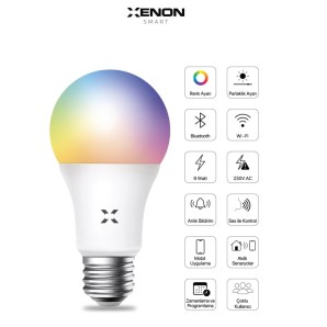 XENON SMART XENON SMART WI-FI LED AKILLI RGB AMPUL X7021
