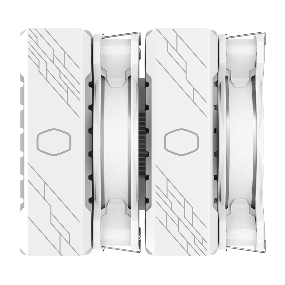 COOLERMASTER CM Hyper 622 Halo White ARGB 120mmx2 Hava Soğutucu LGA1700/AM5-62238
