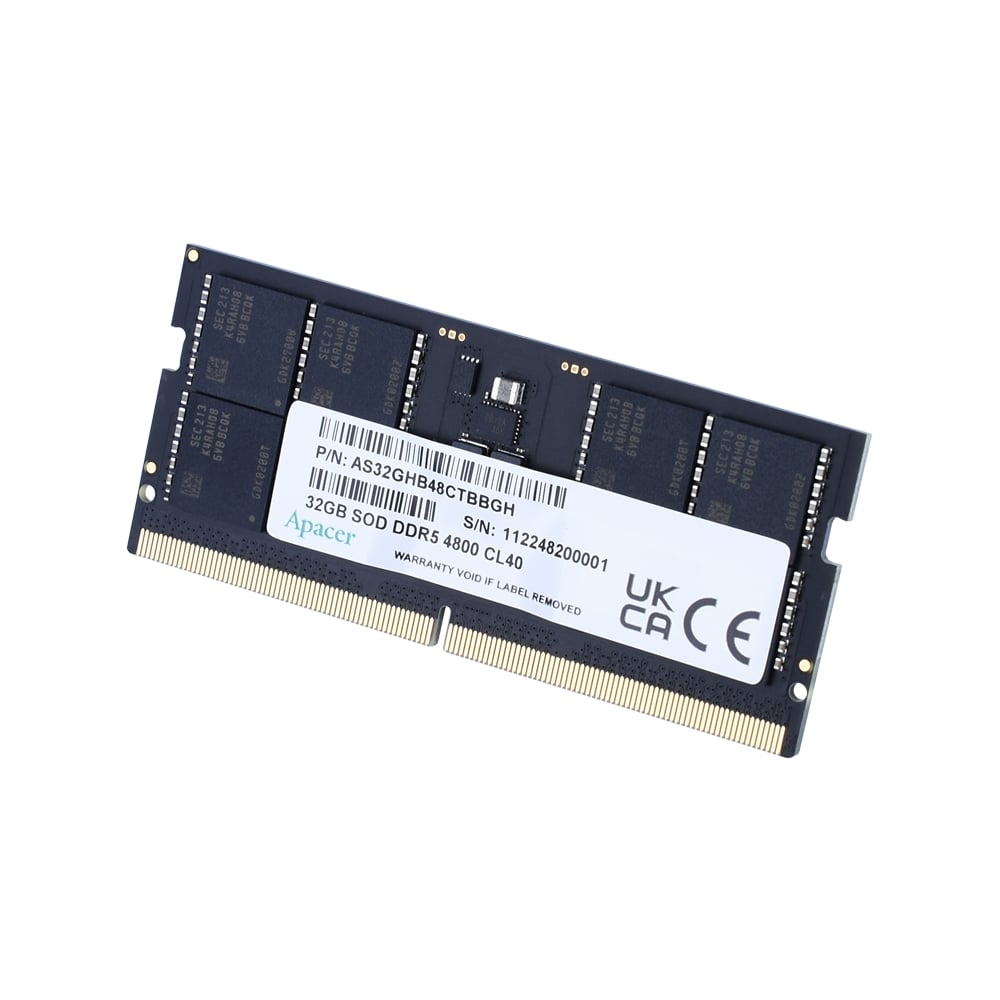 APACER Apacer 16 GB(1x16GB) 5600Mhz SODIMM CL40 DDR5 Notebook Ram ( FS.16G2C.PK)