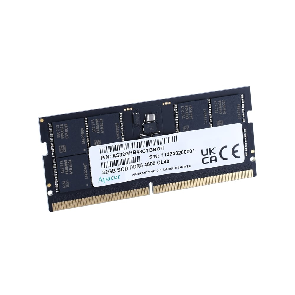 APACER Apacer 16 GB(1x16GB) 5600Mhz SODIMM CL40 DDR5 Notebook Ram ( FS.16G2C.PK)-48976