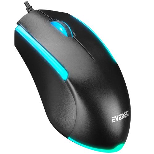 EVEREST EVEREST KM-R59, FORZA, Rainbow Işıklı, Türkçe Q, USB Kablolu, Gaming, Klavye Mouse Set-50704