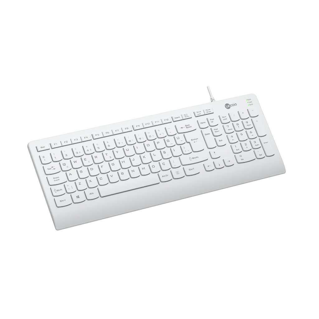 LENOVO LENOVO LECOO KB103 BEYAZ KABLOLU Q KLAVYE-34458