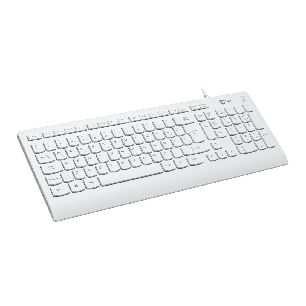 LENOVO LENOVO LECOO KB103 BEYAZ KABLOLU Q KLAVYE-34459
