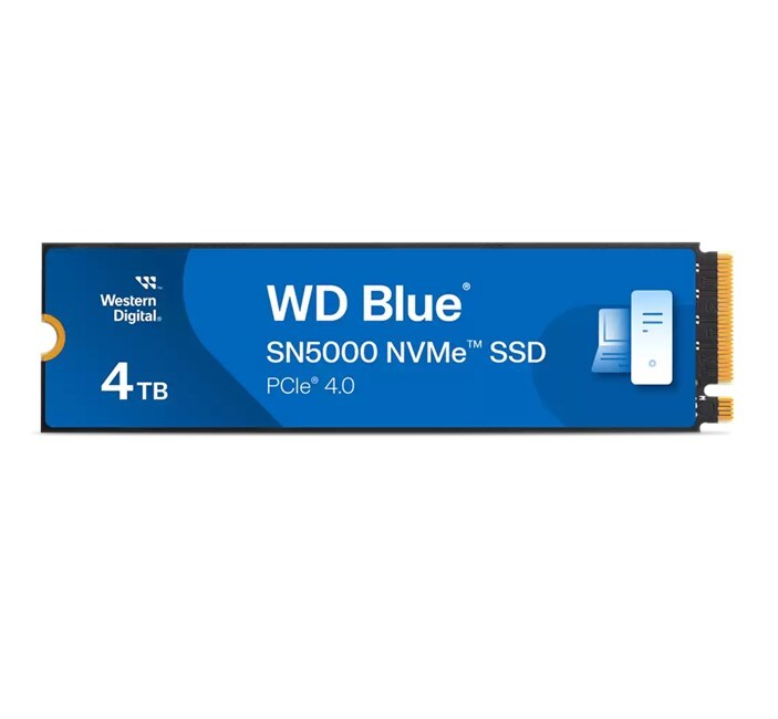 WESTERN DIGITAL WD Blue SN5000 4TB M.2 NVMe SSD (5500/5000)
