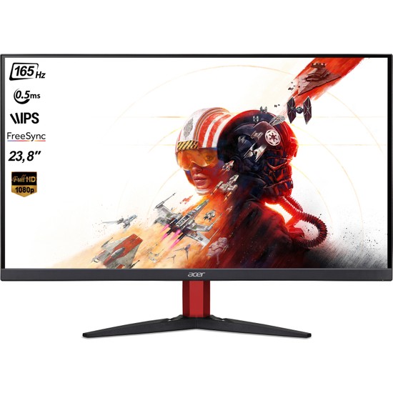 ACER 23.8 ACER UM.QX2EE.E05 IPS 100Hz FreeSync 1ms(VRB) 250nits VGA HDMI Black MONITOR