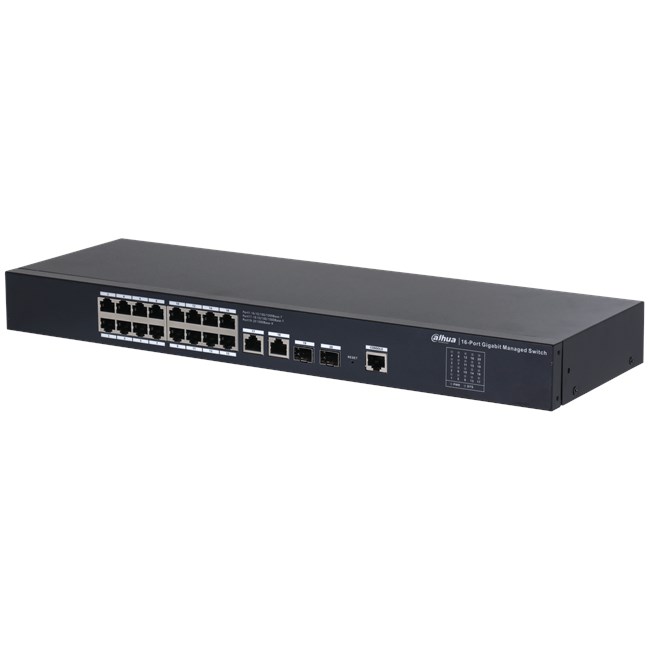 DAHUA Dahua 16 Port Gigabit PoE (PFS4218-16GT-230)-50079