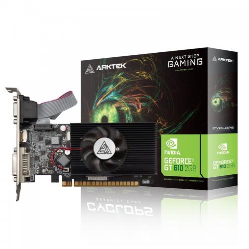 ARKTEK  ARKTEK CYCLOPS, AKN610D3S2GL1, GT610, 2Gb, GDDR3, 64Bit, 1xD-Sub, 1xDVI, 1xHDMI Ekran KartÄ± 