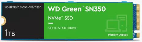 WD 1TB WD GREEN M.2 NVMe SN350 3200/2500MB/s WDS100T3G0C SSD