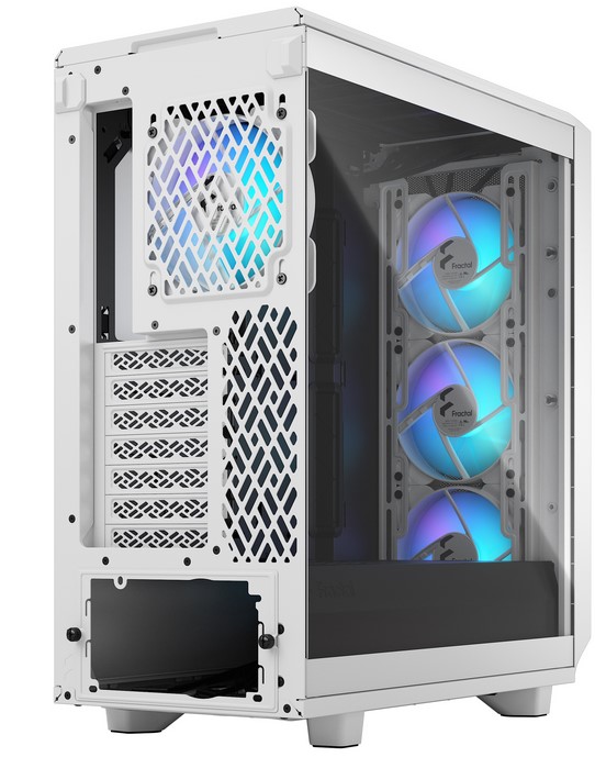 FRACTALDESIGN Fractal Design Meshify 2 Compact RGB Beyaz Temperli Cam Oyuncu Bilgisayar Kasası