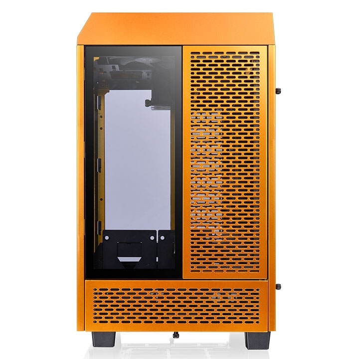 THERMALTAKE  the tower 100 gold 3 x tempered glass pencereli, mini ıtx oyuncu kasası-61501