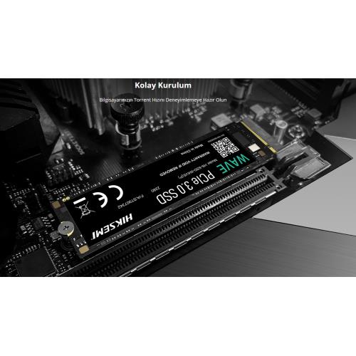 HIKSEMI HIKSEMI HS-SSD-WAVE(P) 1024G, 2450-2450Mb/s, Gen3, NVMe PCIe M.2 2280, 3D NAND, SSD (By Hikvision)-50725