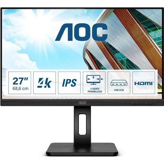 AOC 27 AOC U27P2CA 4K 4MS 60 HZ HDM DP USBC