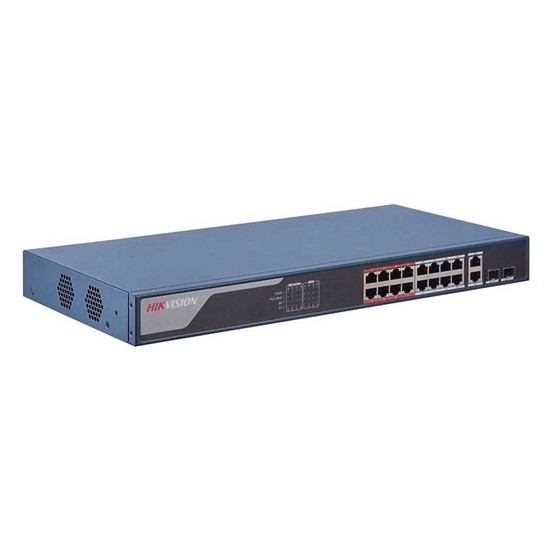 HIKVISION HIKVISION DS-3E1326P-EI 24 PORT 10/100 24 PORT POE 2 PORT GİGABİT UPLINK 370W YONETILEBILIR SWITCH