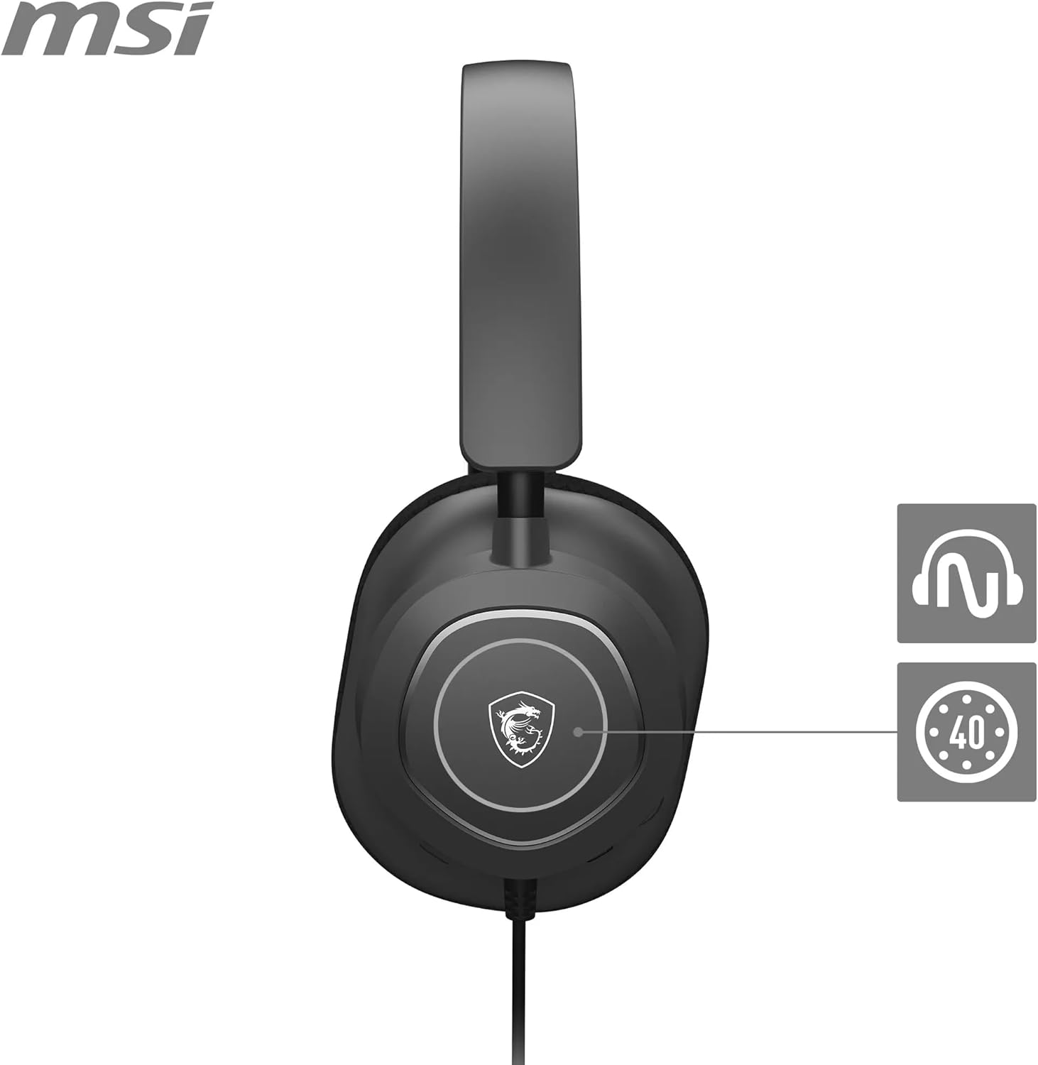MSI MSI GG MAESTRO 300 GAMING HEADSET USB C KULAKÜSTÜ KULAKLIK-50640