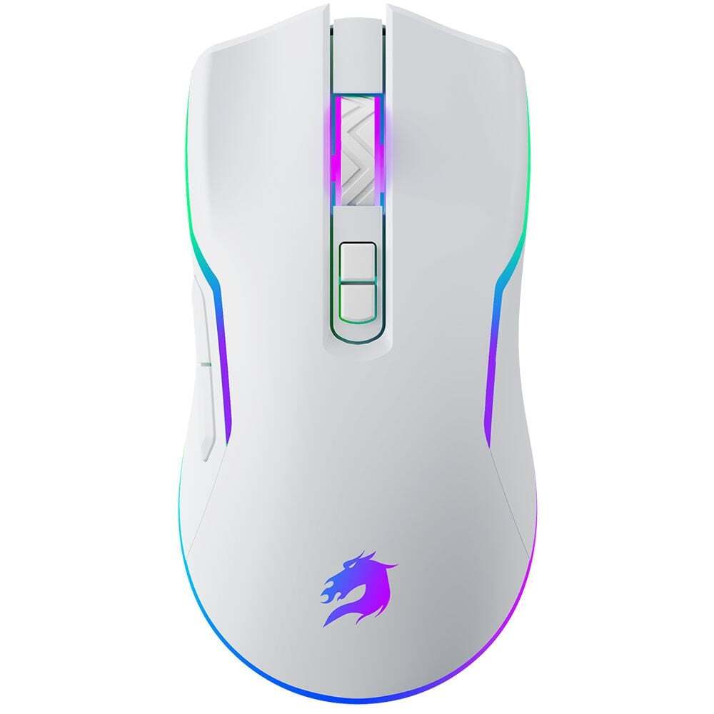 GAMEBOOSTER GameBooster M18 Inferno 2.4ghz Kablosuz RGB Aydınlatmalı Beyaz Profesyonel Gaming Mouse
