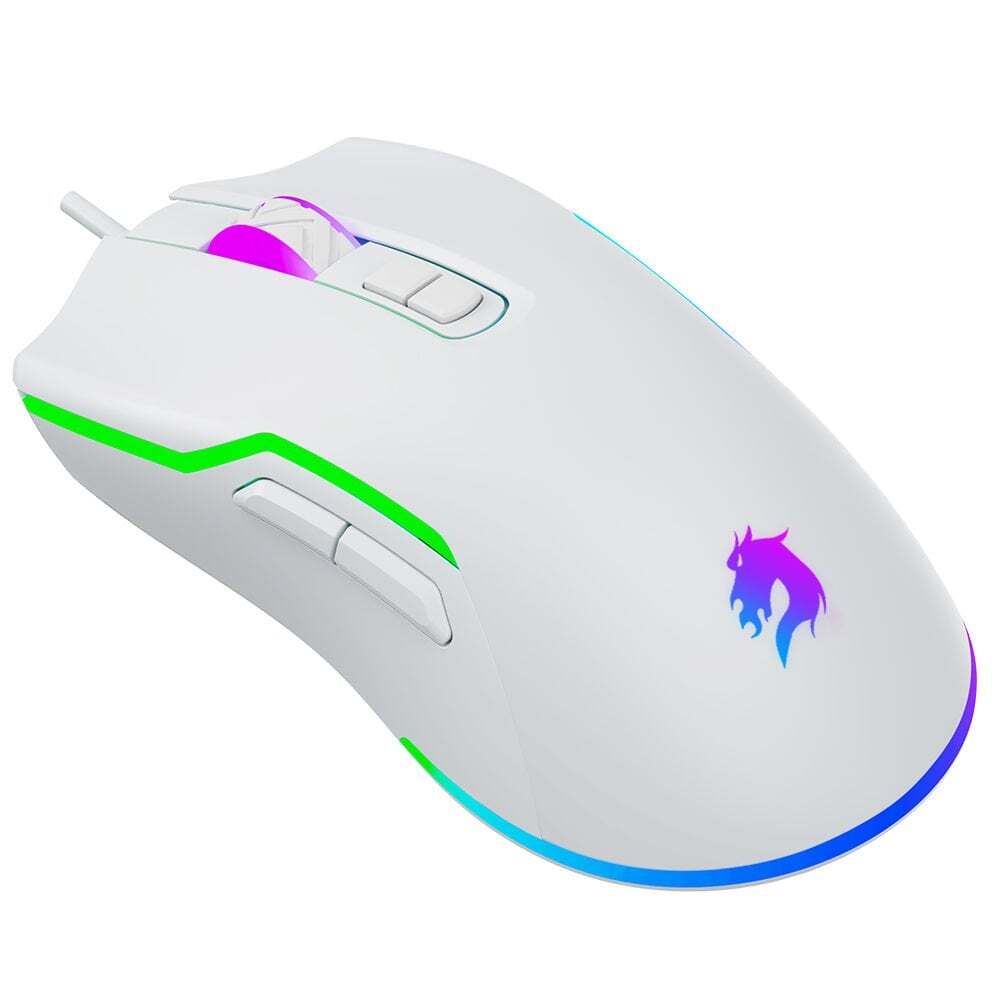 GAMEBOOSTER GameBooster M18 Inferno 2.4ghz Kablosuz RGB Aydınlatmalı Beyaz Profesyonel Gaming Mouse-62720