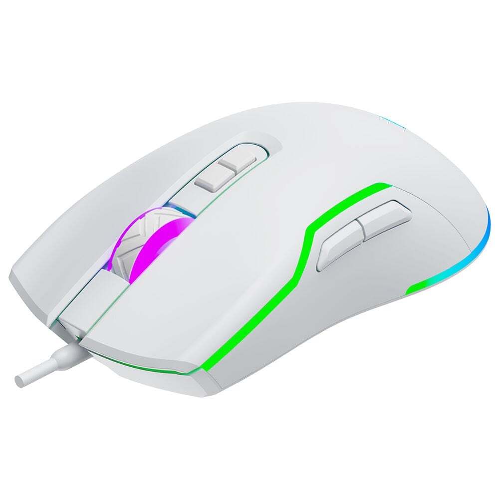 GAMEBOOSTER GameBooster M18 Inferno 2.4ghz Kablosuz RGB Aydınlatmalı Beyaz Profesyonel Gaming Mouse-62721
