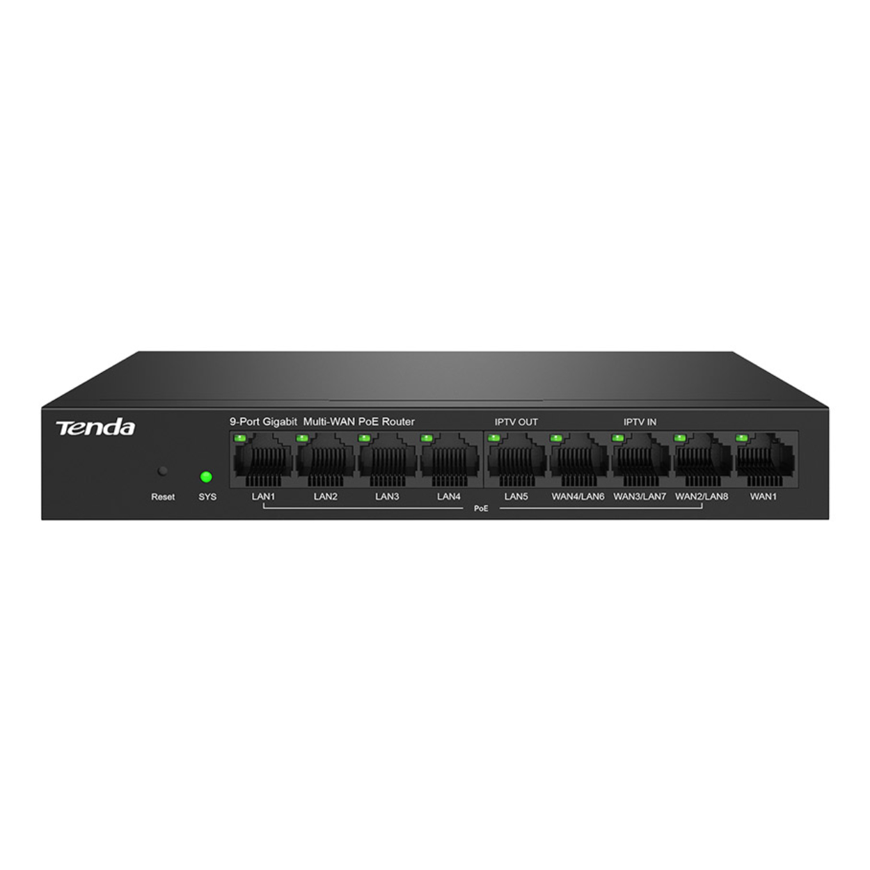 TENDA ROU G0-8G-PoE 9 Port PoE Router-42152