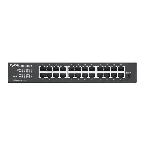 ZYXEL  ZyXEL GS1100-24E V3, 24 Port, GigaBit, YÃ¶netilemez, Sessiz, Rackmount Switch -31960
