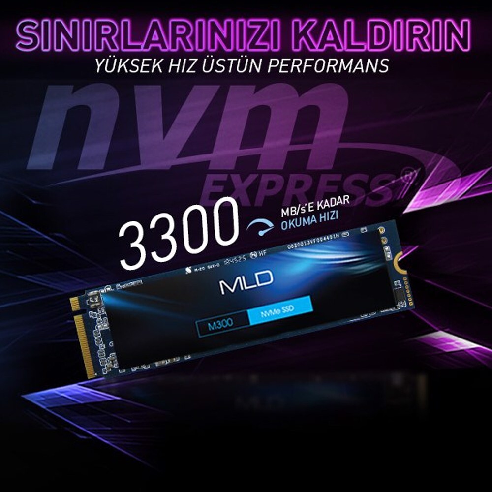 MLD  M300 1TB NVME 2280 Gen3x4 SSD R:3300/ W: 3100 MB-60122