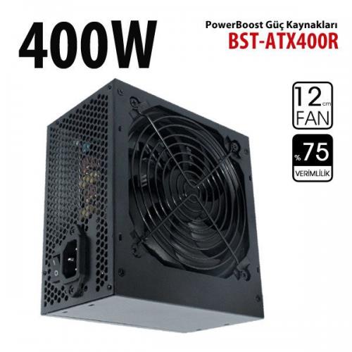 OEM  BOOST BST-ATX400R Reel 400W, Sata, 12cm Fan, BOX PSU 