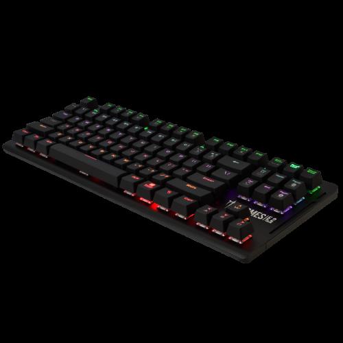 GAMDıAS GAMDIAS HERMES-E2, USB Kablolu, İngilizce,  Mekanik Switch, 7 Renk, Gaming Klavye-33770
