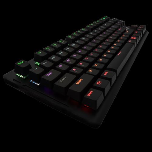 GAMDıAS GAMDIAS HERMES-E2, USB Kablolu, İngilizce,  Mekanik Switch, 7 Renk, Gaming Klavye-33771