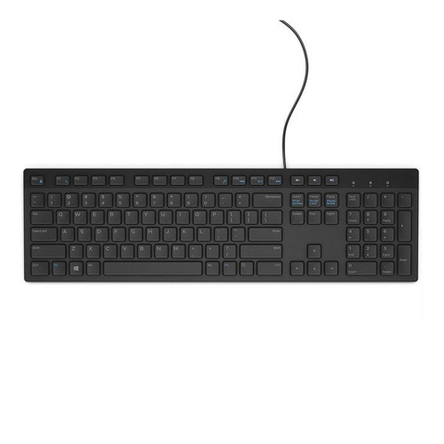 DELL DELL KB216-BK-INT, Siyah, USB Kablolu, İngilizce, Multimedya KLAVYE