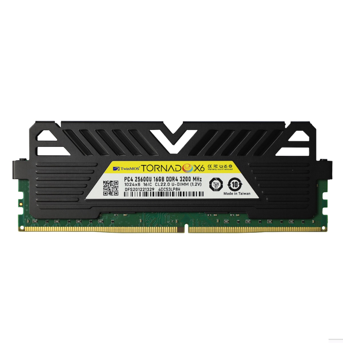 TWINMOS Twinmos 16GB 3200Mhz DDR4 Soğutuculu PC Bellek (TMMDD416GB3200DKBX6