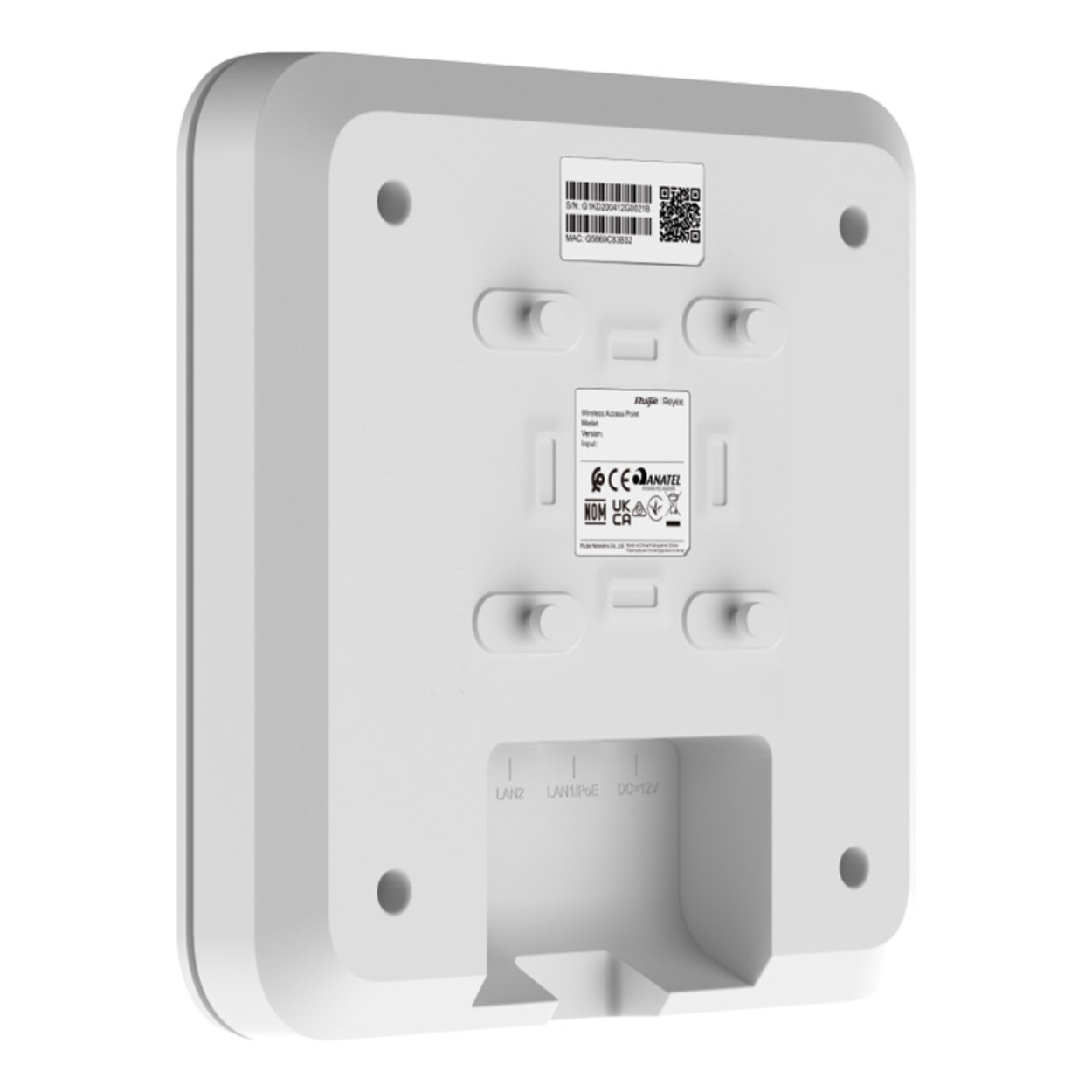 RUIJIE REYEE RG-RAP2200(F) 2 PORT10/100 AC1300 2.4/5GHZ 2X2 İÇ ORTAM POE AP-36318
