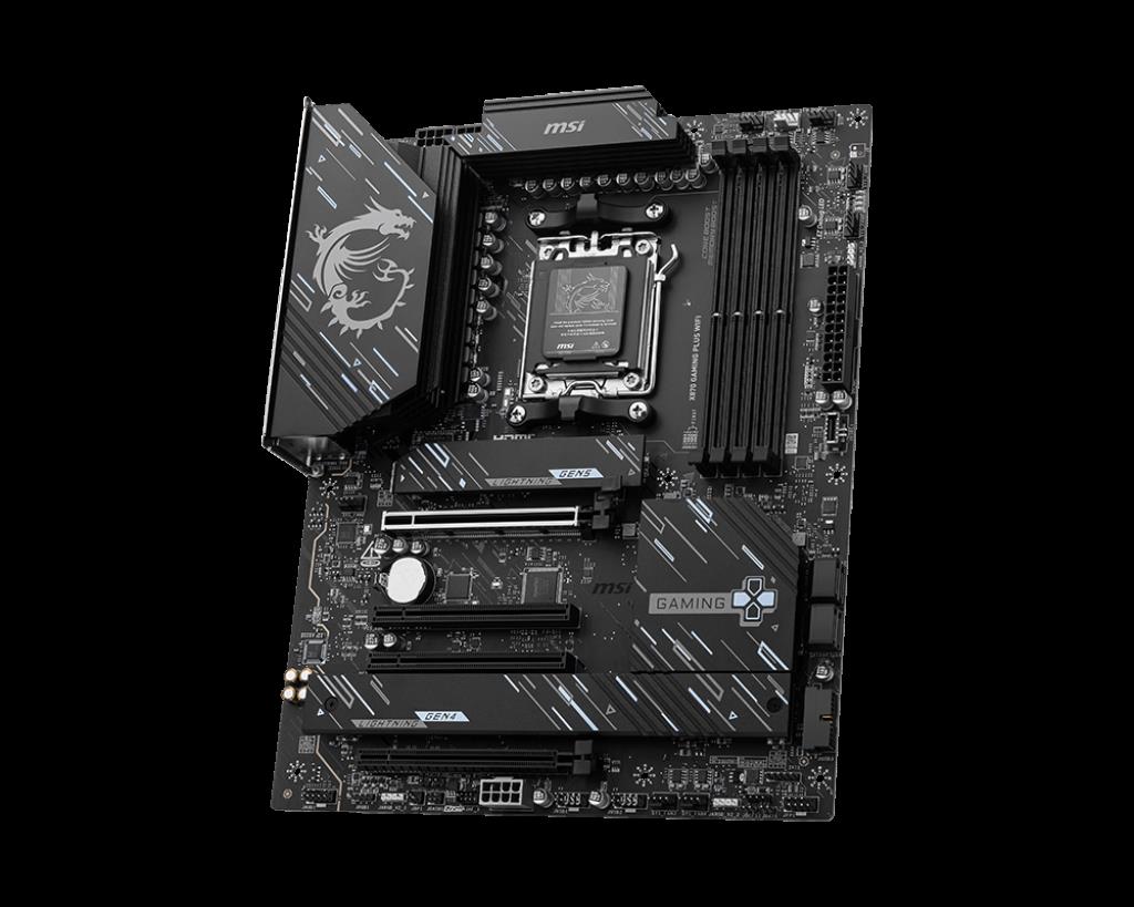 MSI MSI X870 GAMING PLUS WIFI AM5 DDR5 8200MHZ(OC) 3x M.2 USB4 HDMI 5G LAN WIFI 7 RGB ATX-53209