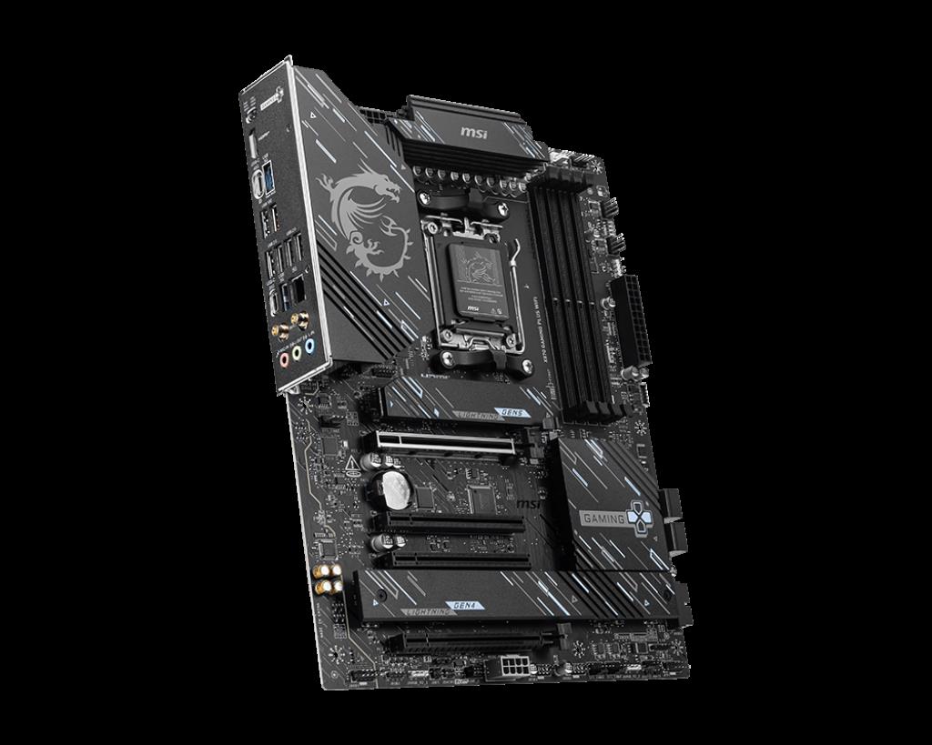 MSI MSI X870 GAMING PLUS WIFI AM5 DDR5 8200MHZ(OC) 3x M.2 USB4 HDMI 5G LAN WIFI 7 RGB ATX-53210