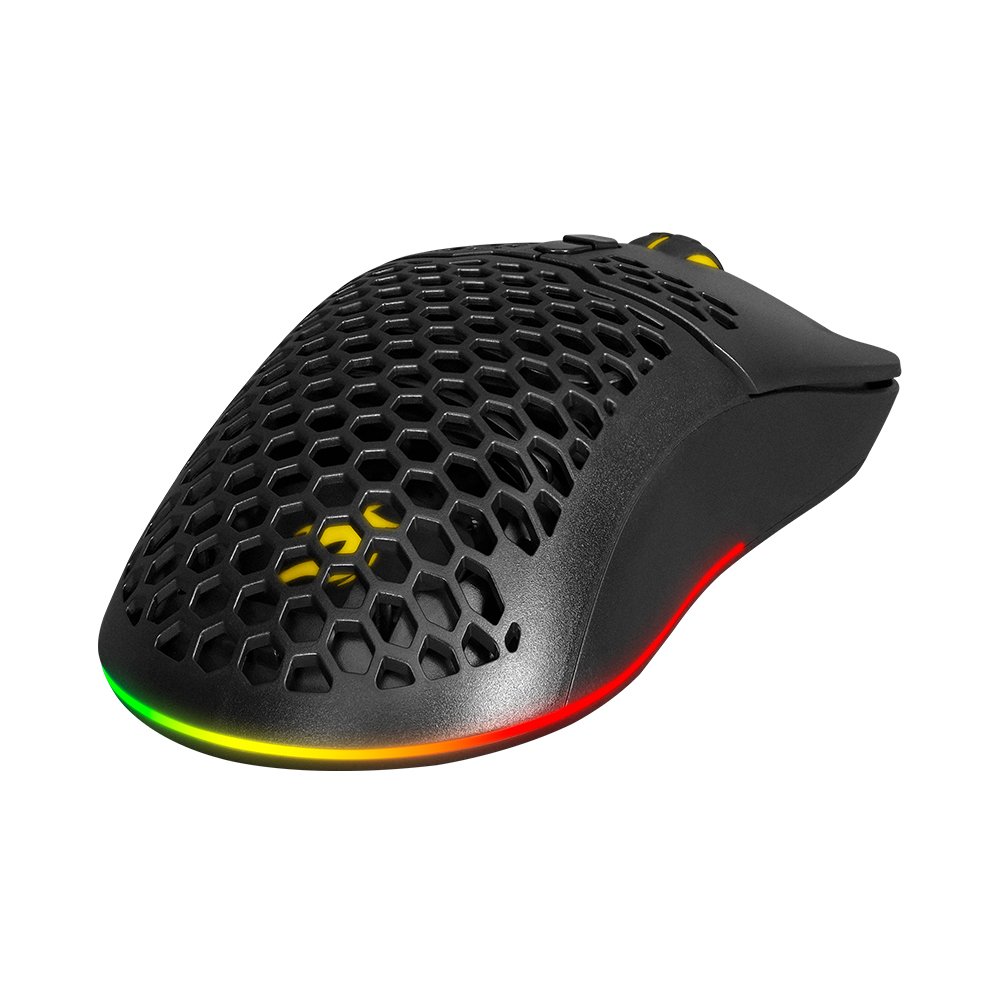 GAMEBOOSTER  m700 air-force rgb aydınlatmalı ultra hafif profesyonel oyuncu mouse