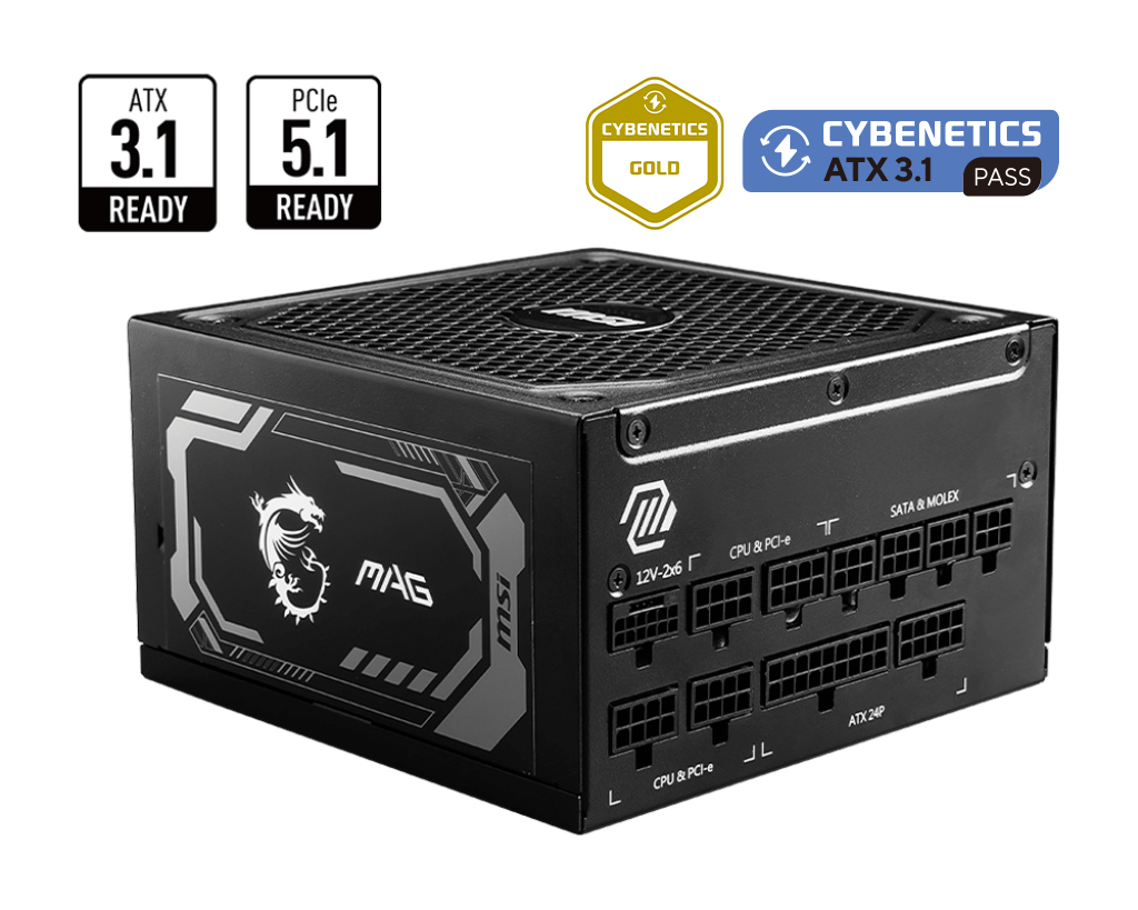 MSI MSI PSU MAG A1250GL PCIE5