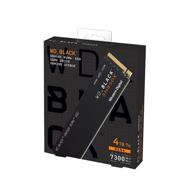 WESTERN DIGITAL WD Black SN850X 4TB NVMe M.2 (7300/6600)-46939